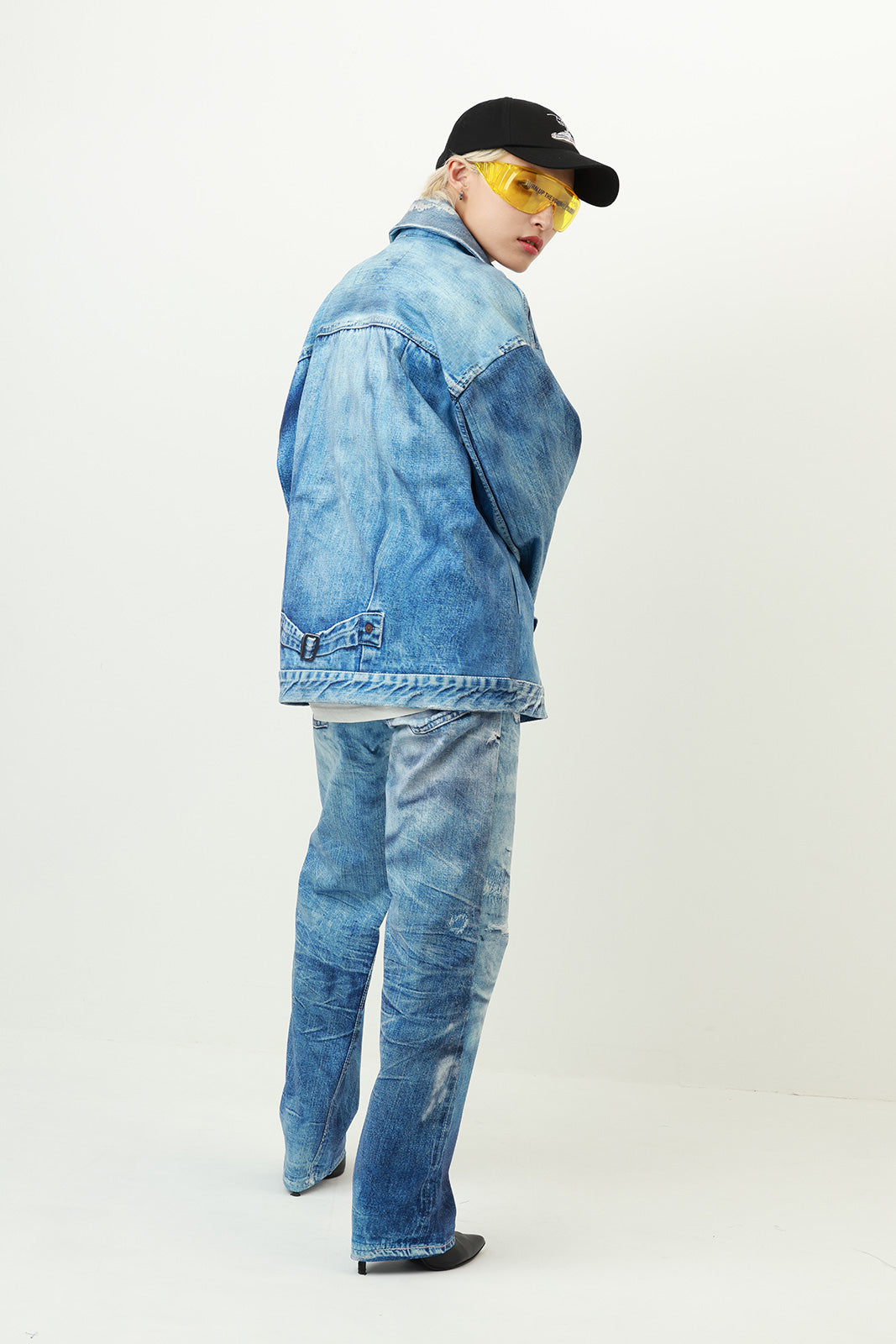 【NEW】60`S PRINT DENIM PANTS