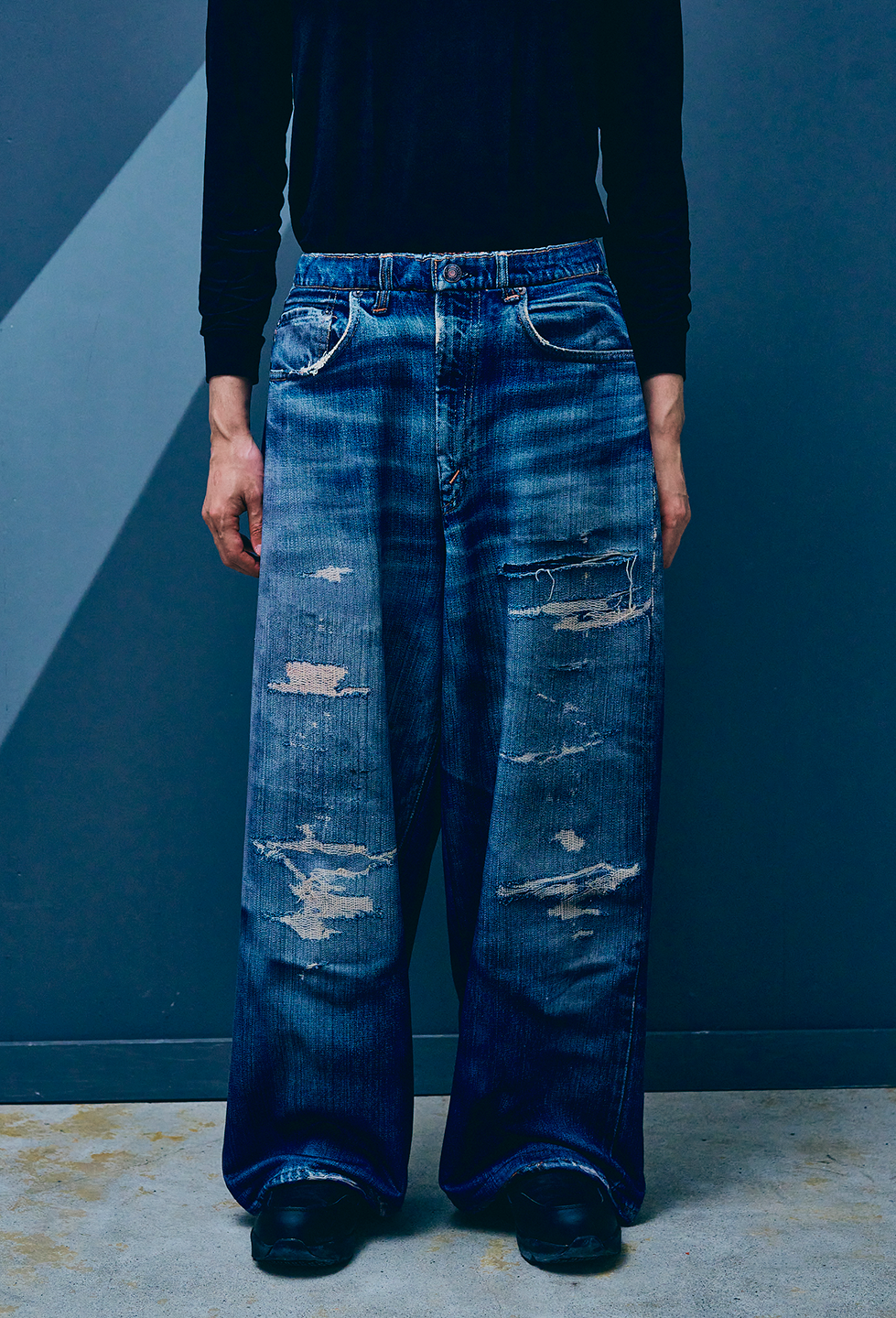 【NEW】PRINT WIDE PANTS