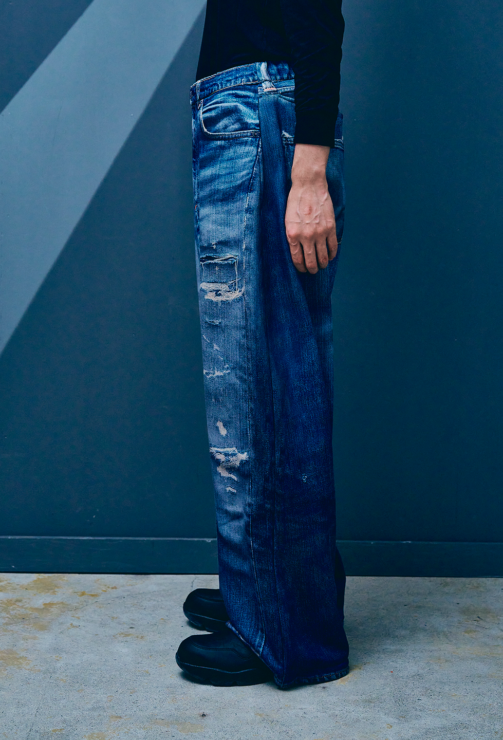 【NEW】PRINT WIDE PANTS