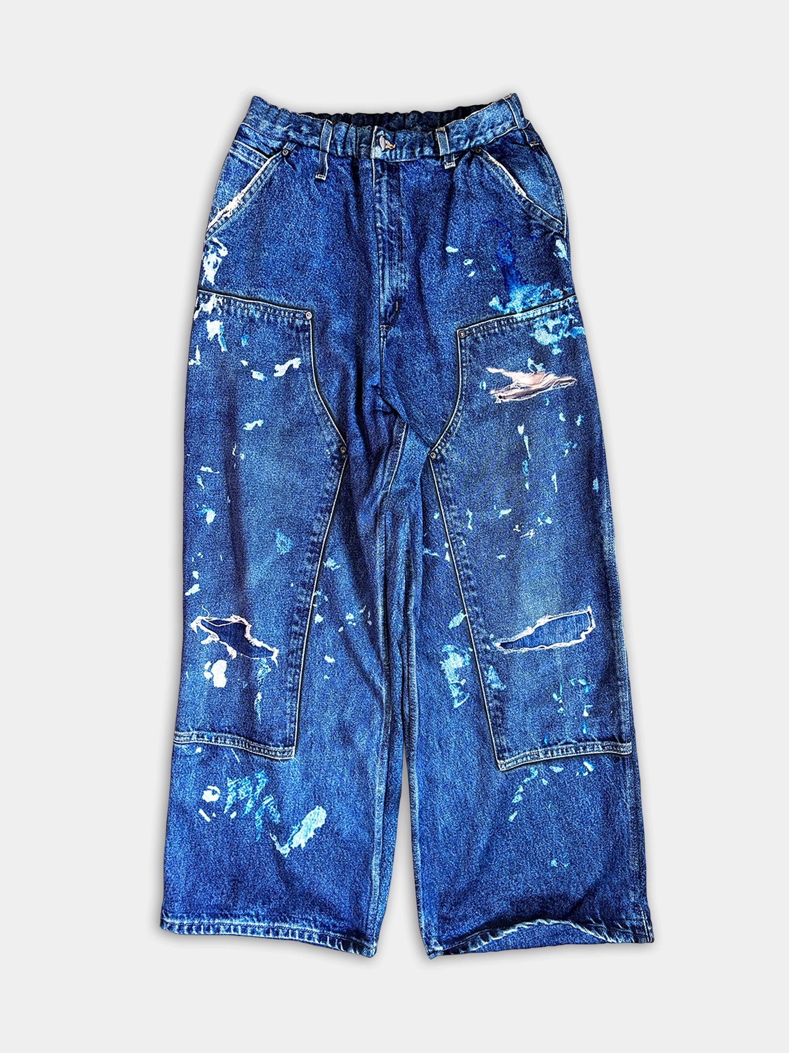 PRINT DUCK WIDE PANTS DENIM 26SS-PT-002CH – TALKING ABOUT THE