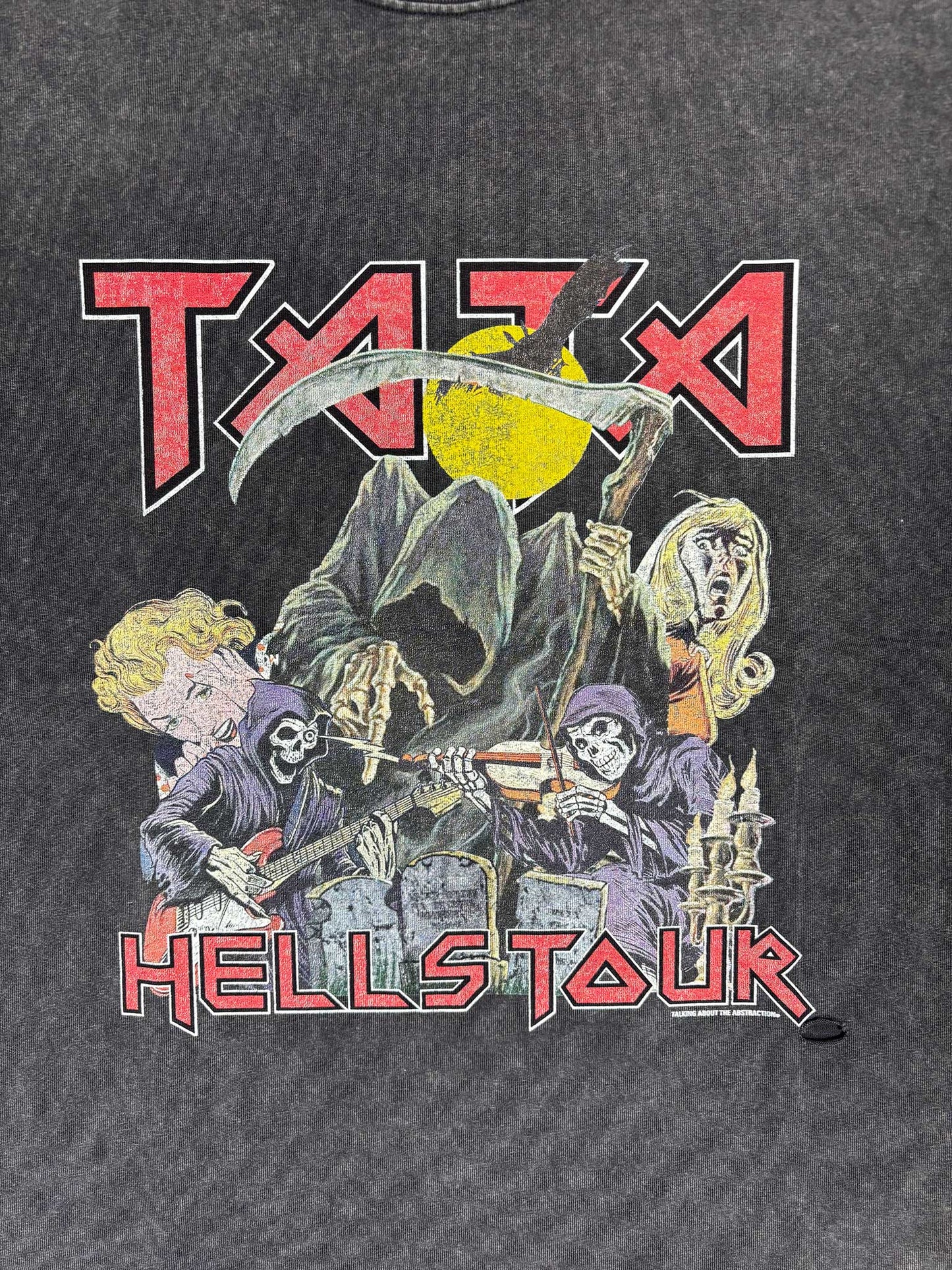 HELLS TOUR TEE BLACK 26SS-T-018