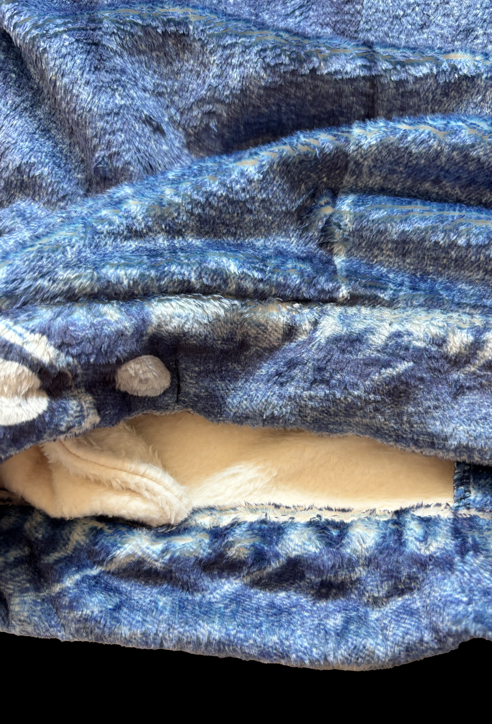 【NEW】DENIM PRINT FUR JKT