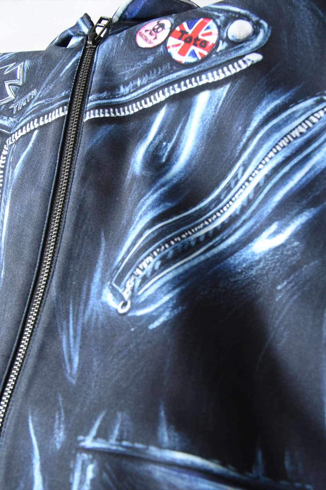 PRINT 絵画レイヤード PARKA RIDERS