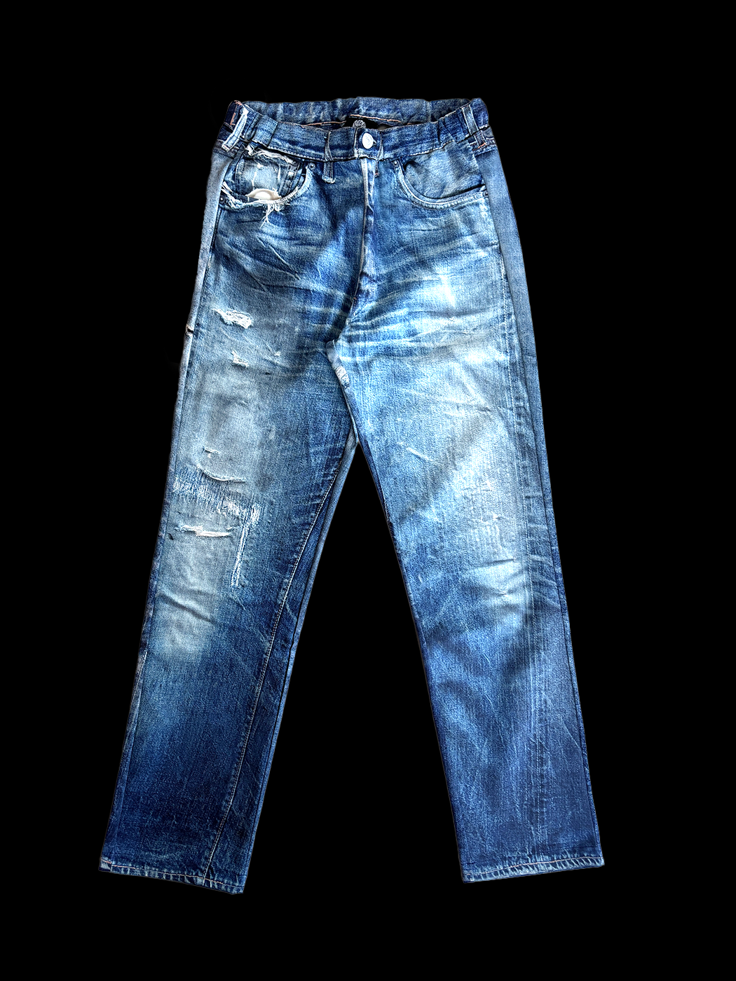 【NEW】60`S PRINT DENIM PANTS