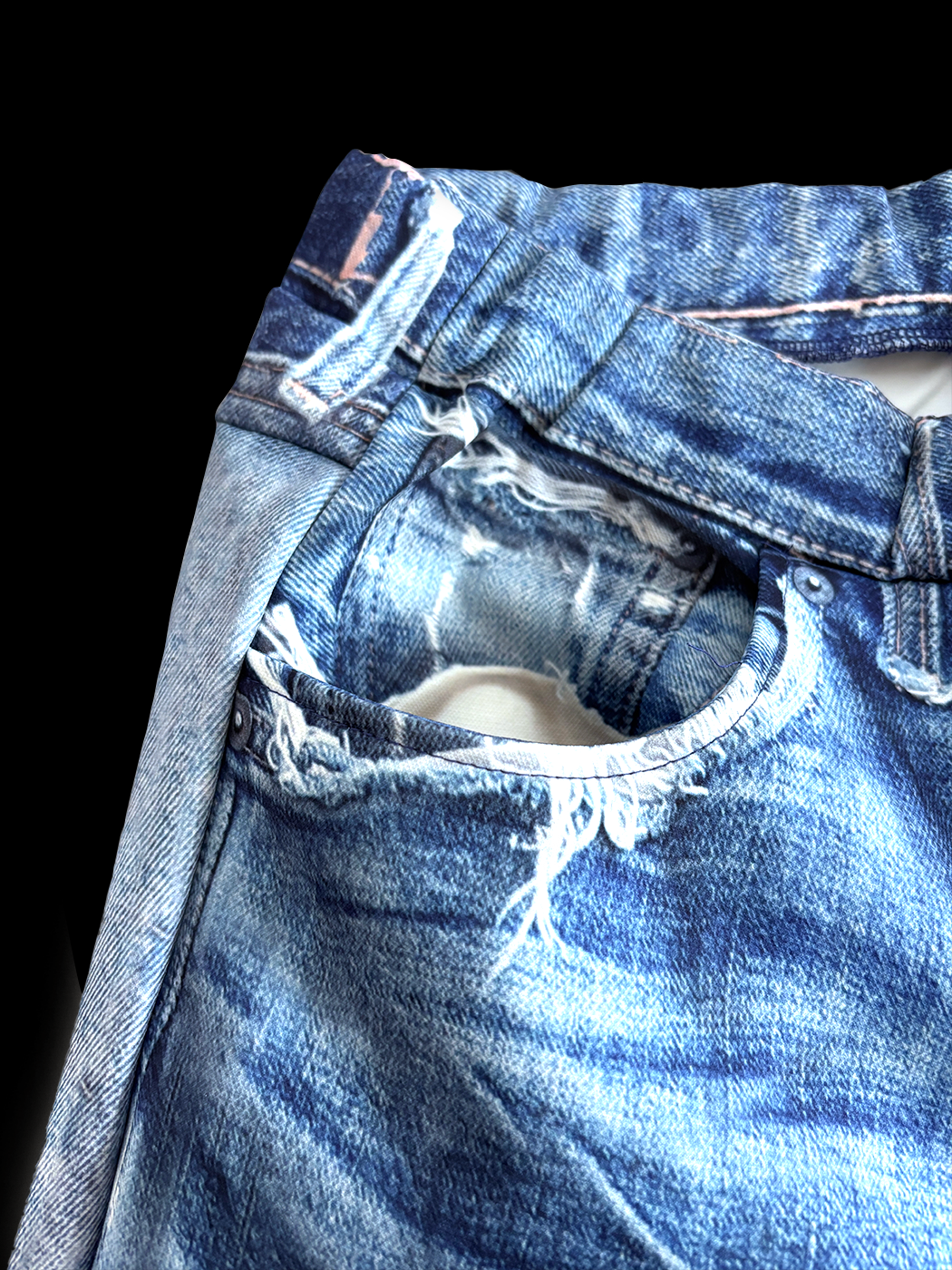 【NEW】60`S PRINT DENIM PANTS