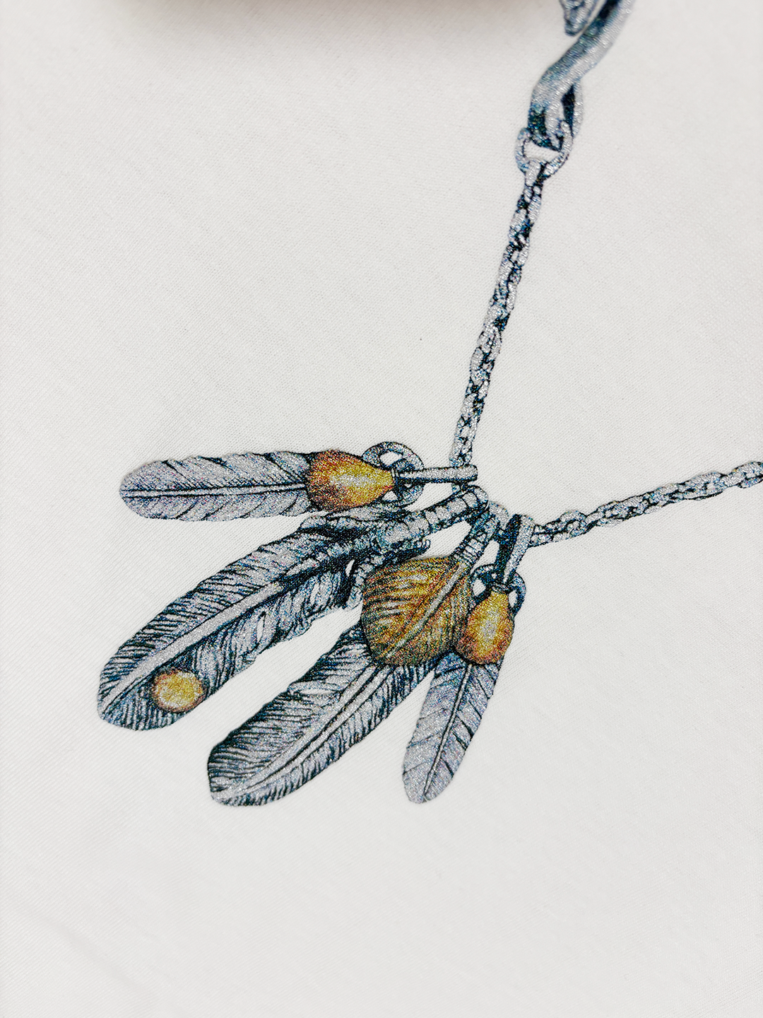 【NEW】NATIVE TOP T-SHIRT FEATHER