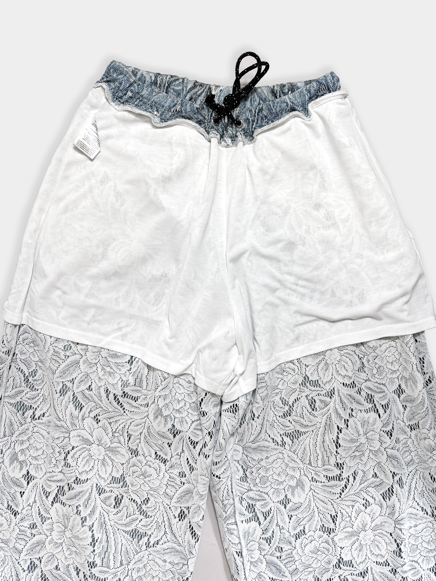 PRINT DUCK WIDE PANTS DENIM 26SS-LPT-001