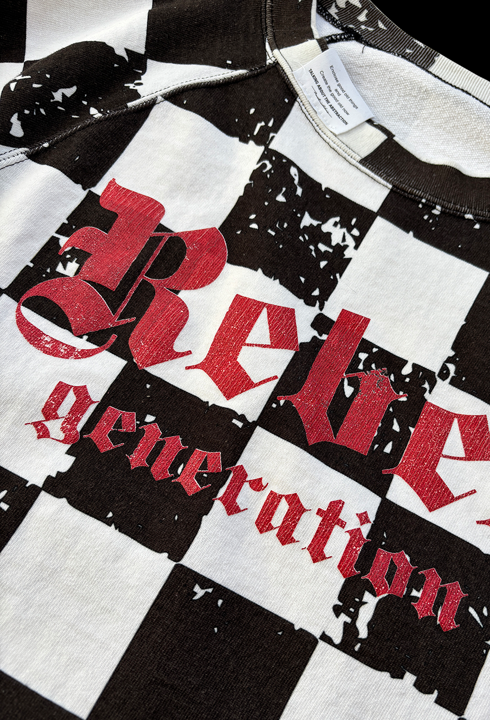 【NEW】CHECKERED FLAG RAGLAN SWEAT