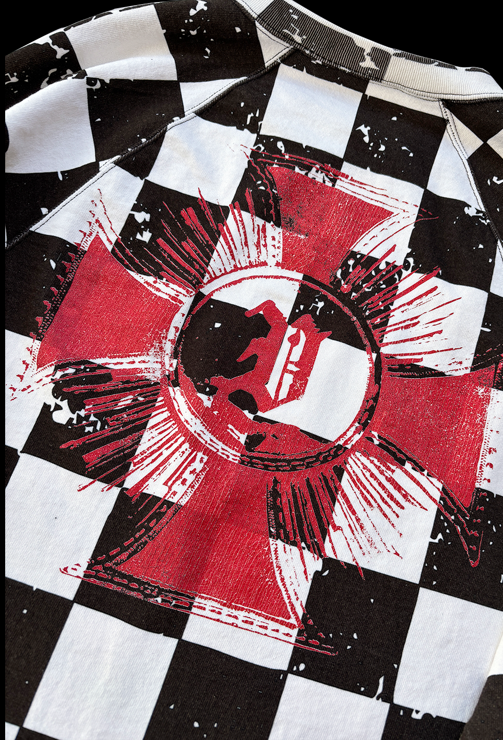 【NEW】CHECKERED FLAG RAGLAN SWEAT