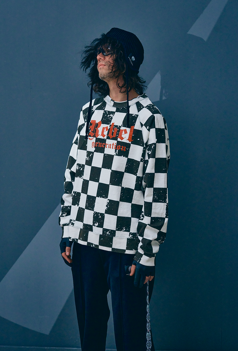 【NEW】CHECKERED FLAG RAGLAN SWEAT