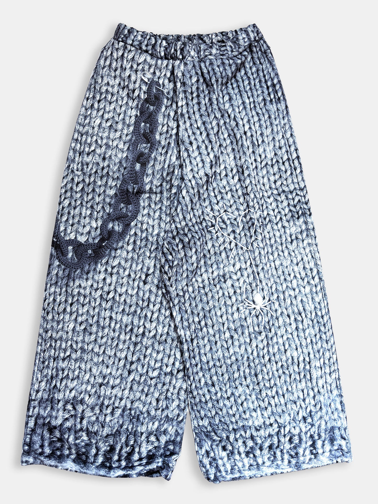 【NEW】9LENGTH PRINT WIDE PT KNIT 2627AW-LPT-001