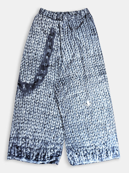 【NEW】9LENGTH PRINT WIDE PT KNIT 2627AW-LPT-001