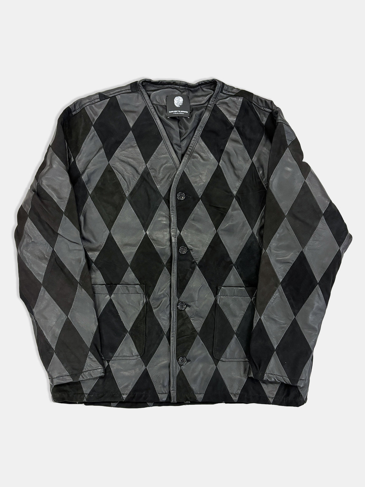 【NEW】LEATHER PW CARDIGAN  2627AW-CD-001