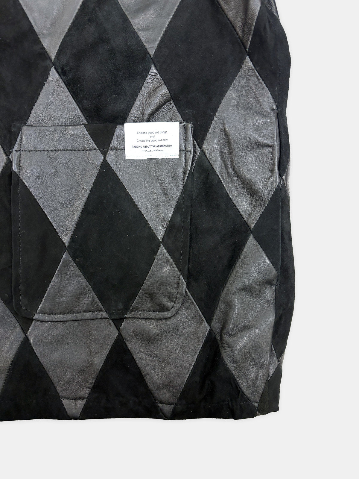【NEW】LEATHER PW CARDIGAN  2627AW-CD-001
