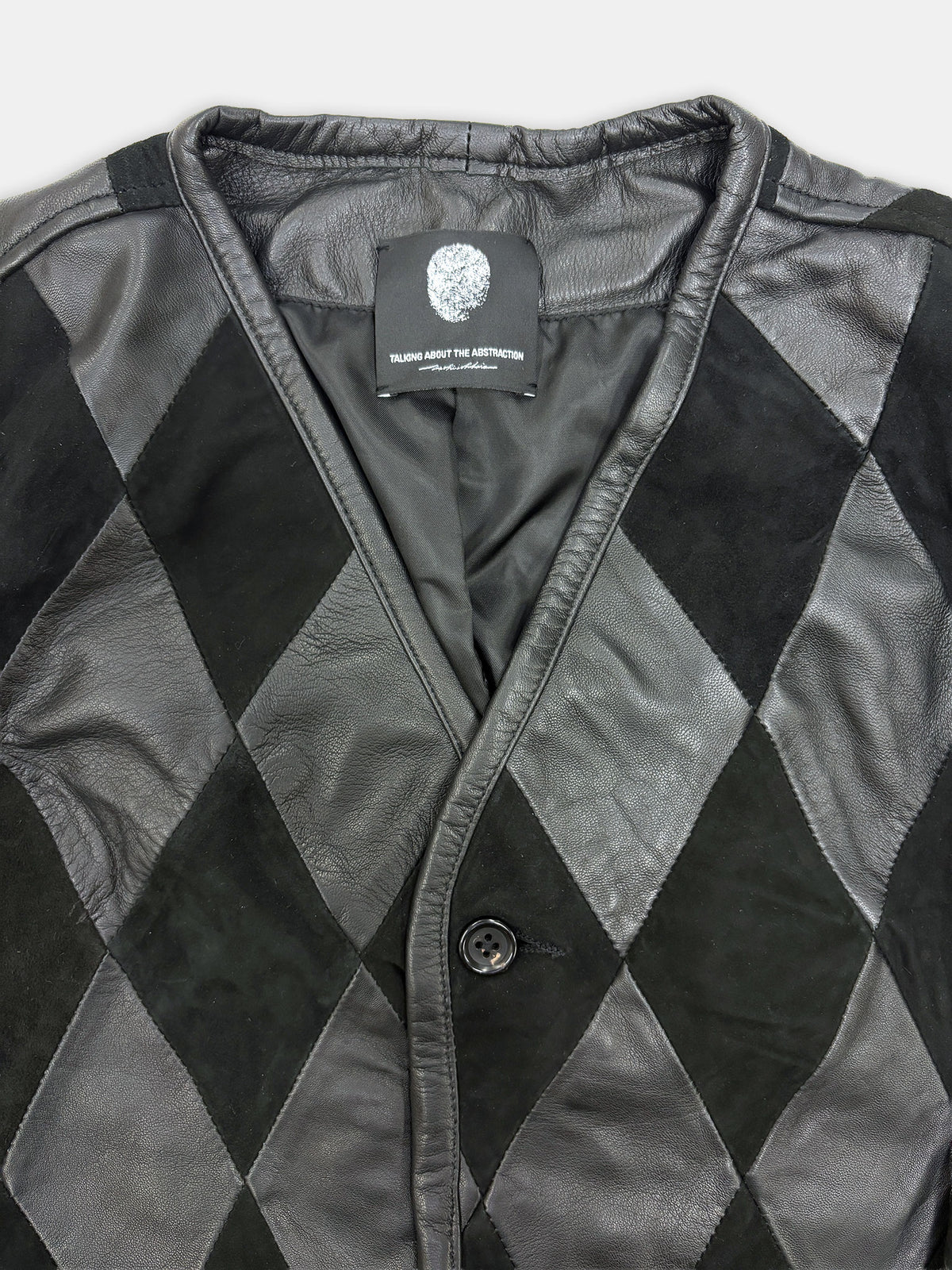 【NEW】LEATHER PW CARDIGAN  2627AW-CD-001