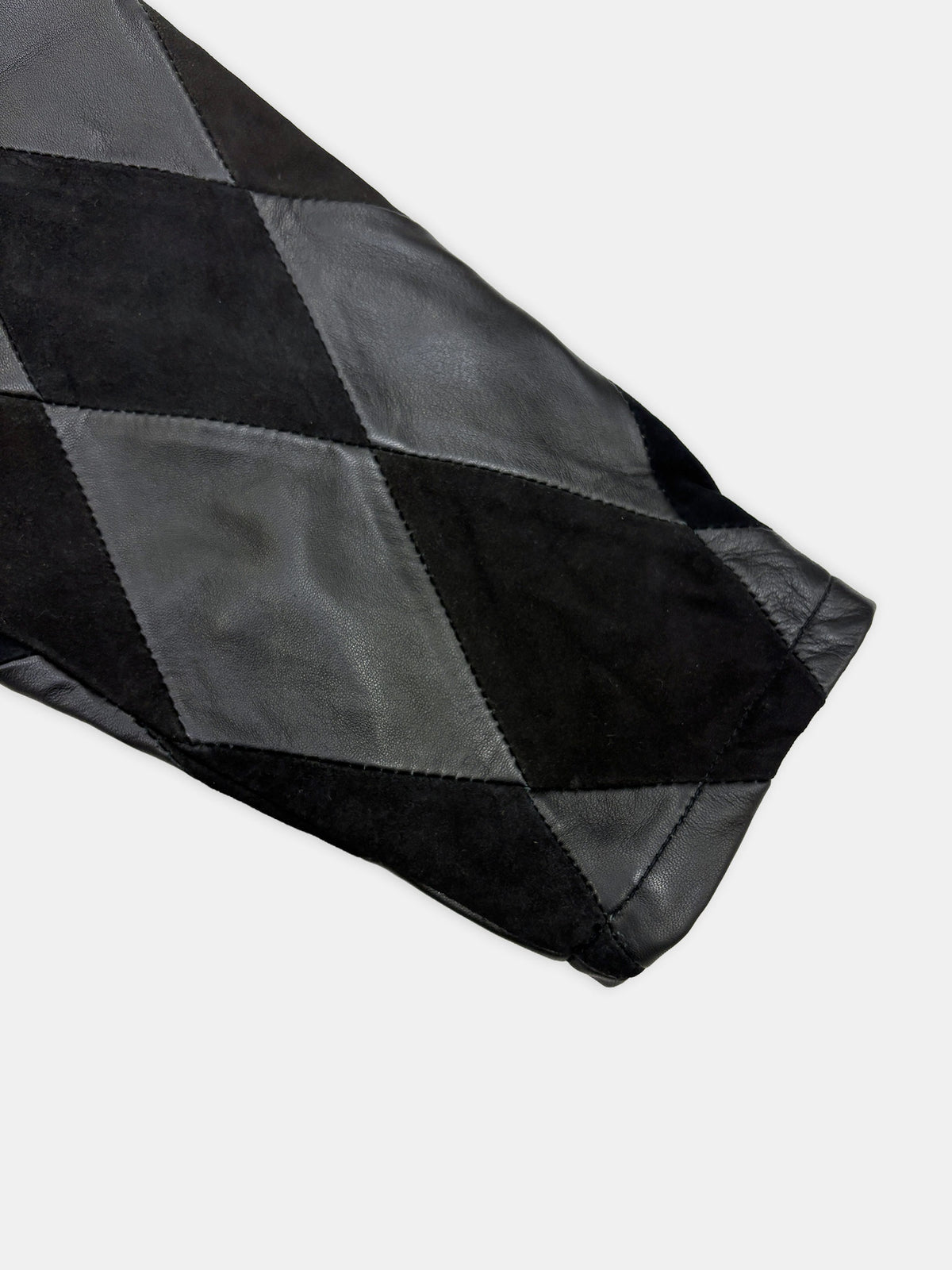 【NEW】LEATHER PW CARDIGAN  2627AW-CD-001