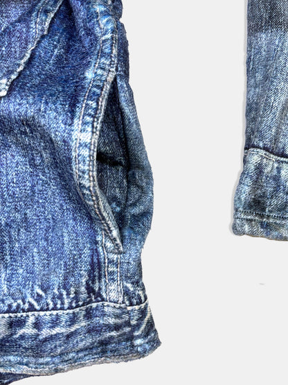 【NEW】TRANSFER FUR CARDIGAN DENIM JACKET 2627AW-CD-002