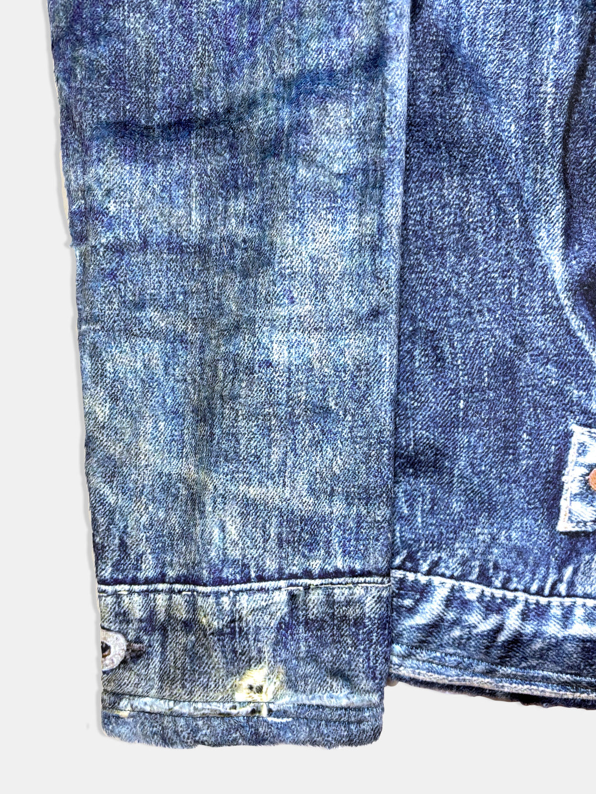 【NEW】TRANSFER FUR CARDIGAN DENIM JACKET 2627AW-CD-002