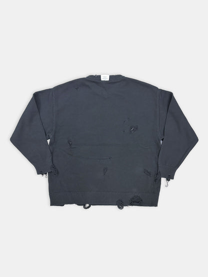 【NEW】DAMAGE COTTON KNIT 2627AW-KN-001