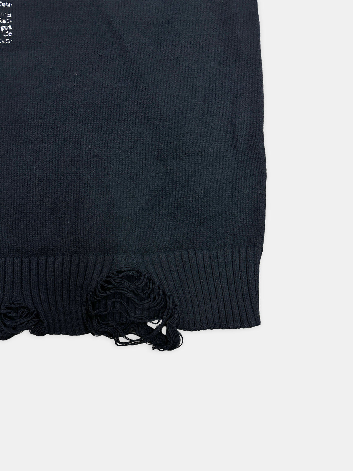 【NEW】DAMAGE COTTON KNIT 2627AW-KN-001