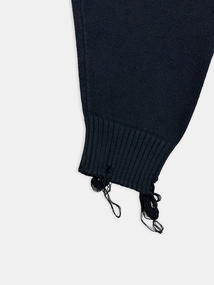 【NEW】DAMAGE COTTON KNIT 2627AW-KN-001