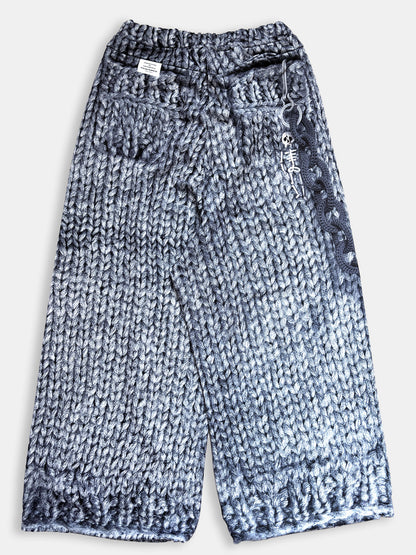 【NEW】9LENGTH PRINT WIDE PT KNIT 2627AW-LPT-001