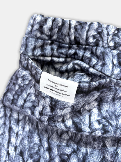 【NEW】9LENGTH PRINT WIDE PT KNIT 2627AW-LPT-001