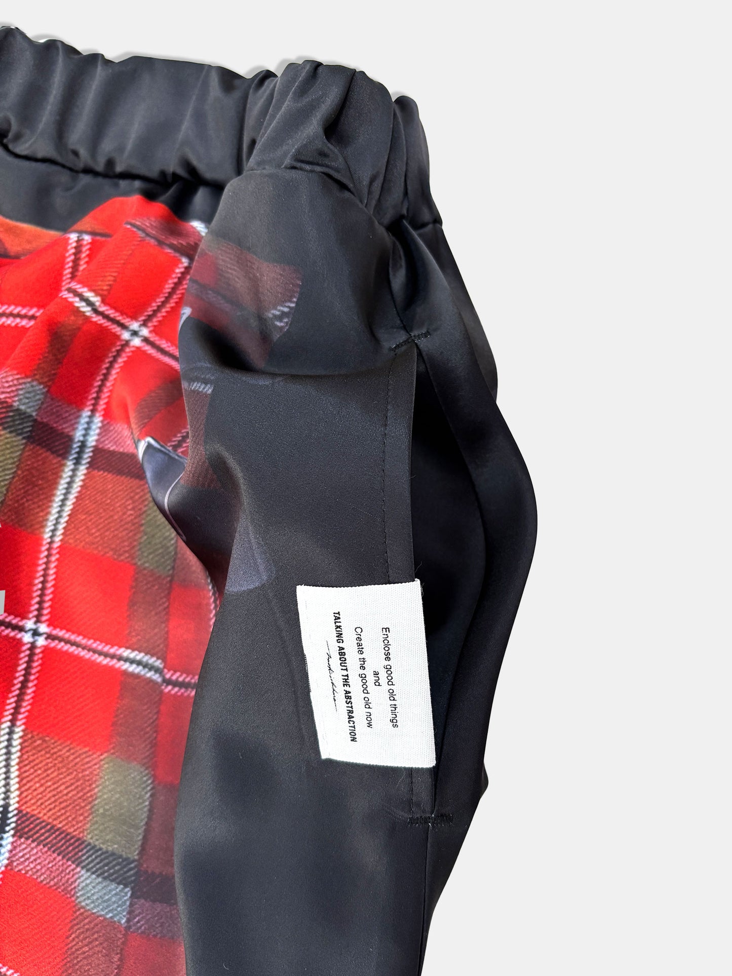 【NEW】ART REPLICA PRINT SKIRT CHECK 2627AW-LSK-001