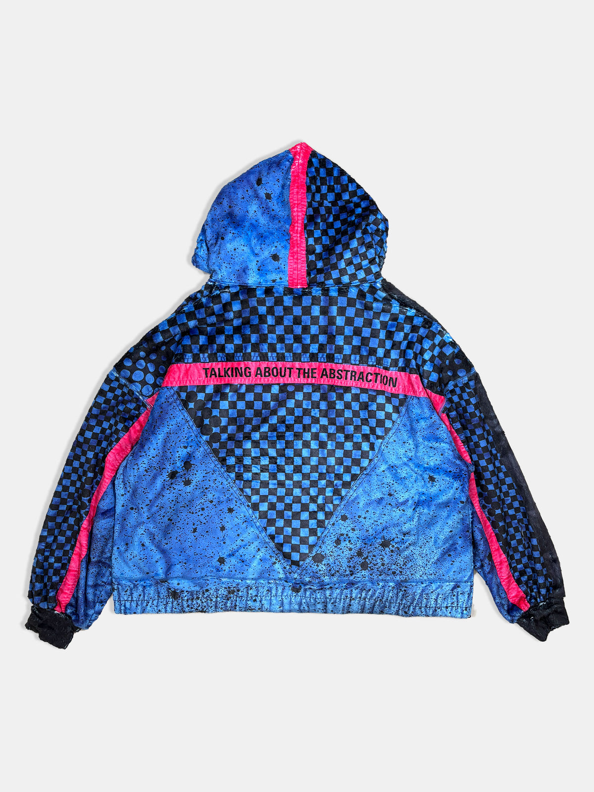 TRANSFER PRINT FUR PARKA 2627AW-PK-006_blue 画像2