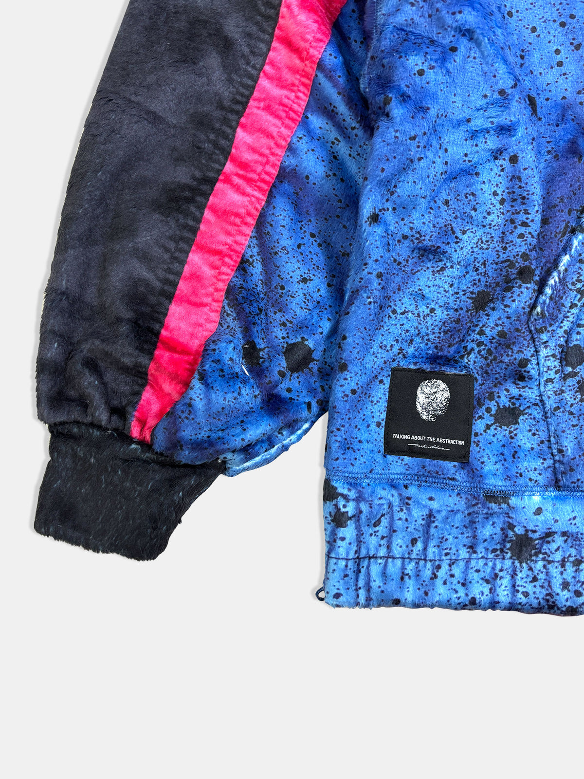 TRANSFER PRINT FUR PARKA 2627AW-PK-006_blue 画像3