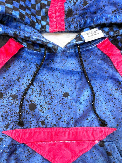 TRANSFER PRINT FUR PARKA 2627AW-PK-006_blue 画像5