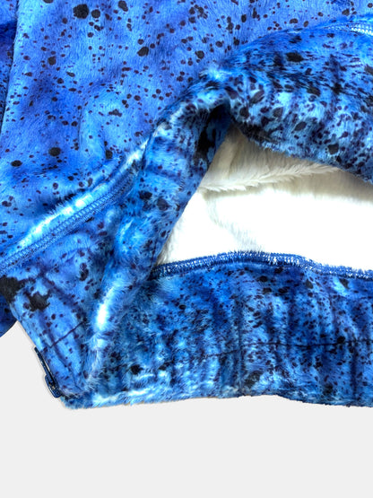 TRANSFER PRINT FUR PARKA 2627AW-PK-006_blue 画像7