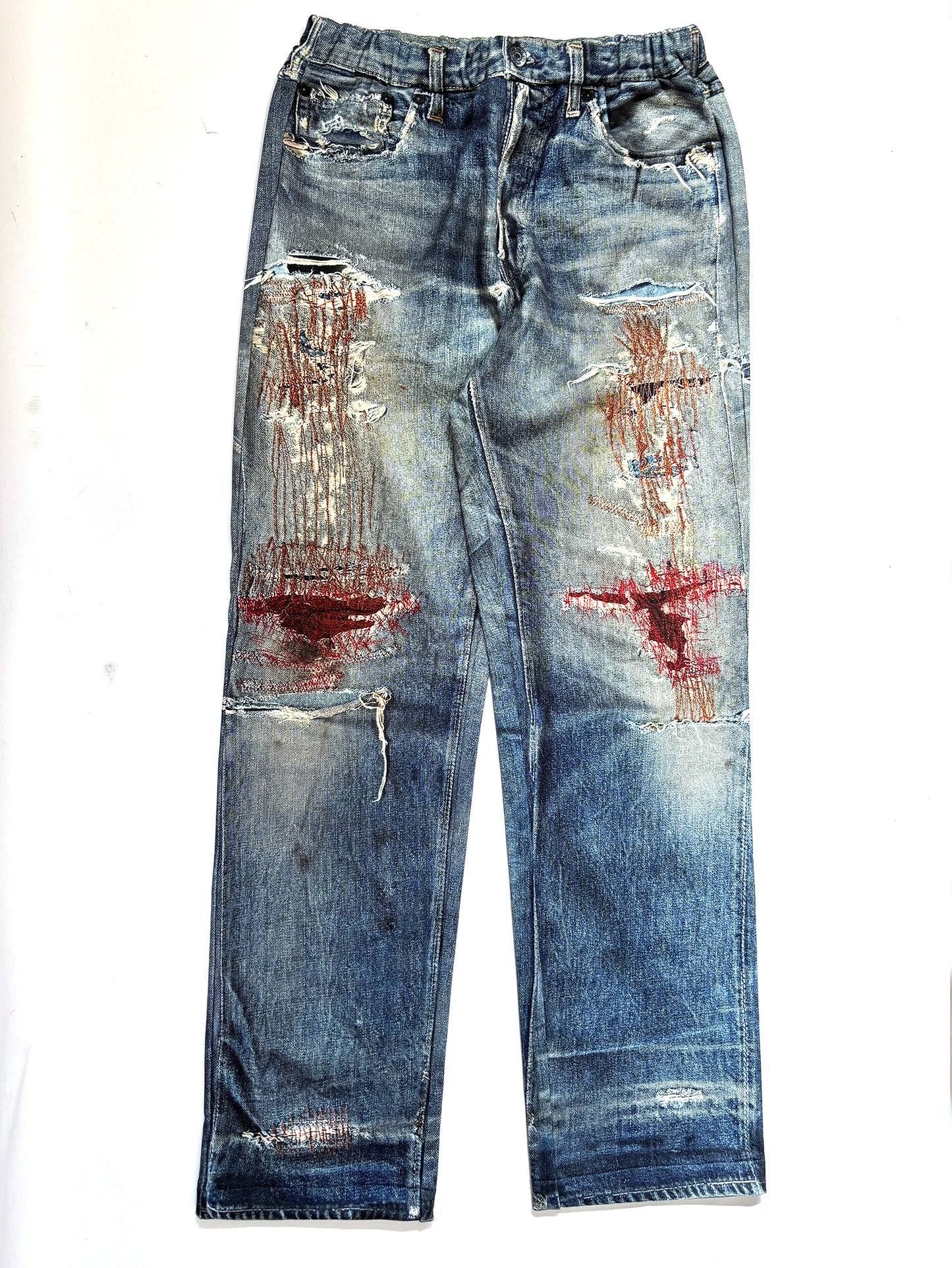 【NEW】PRINT STRAIGHT PT CRASH 2627AW-PT-001