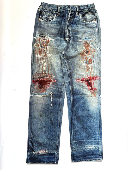 【NEW】PRINT STRAIGHT PT CRASH 2627AW-PT-001