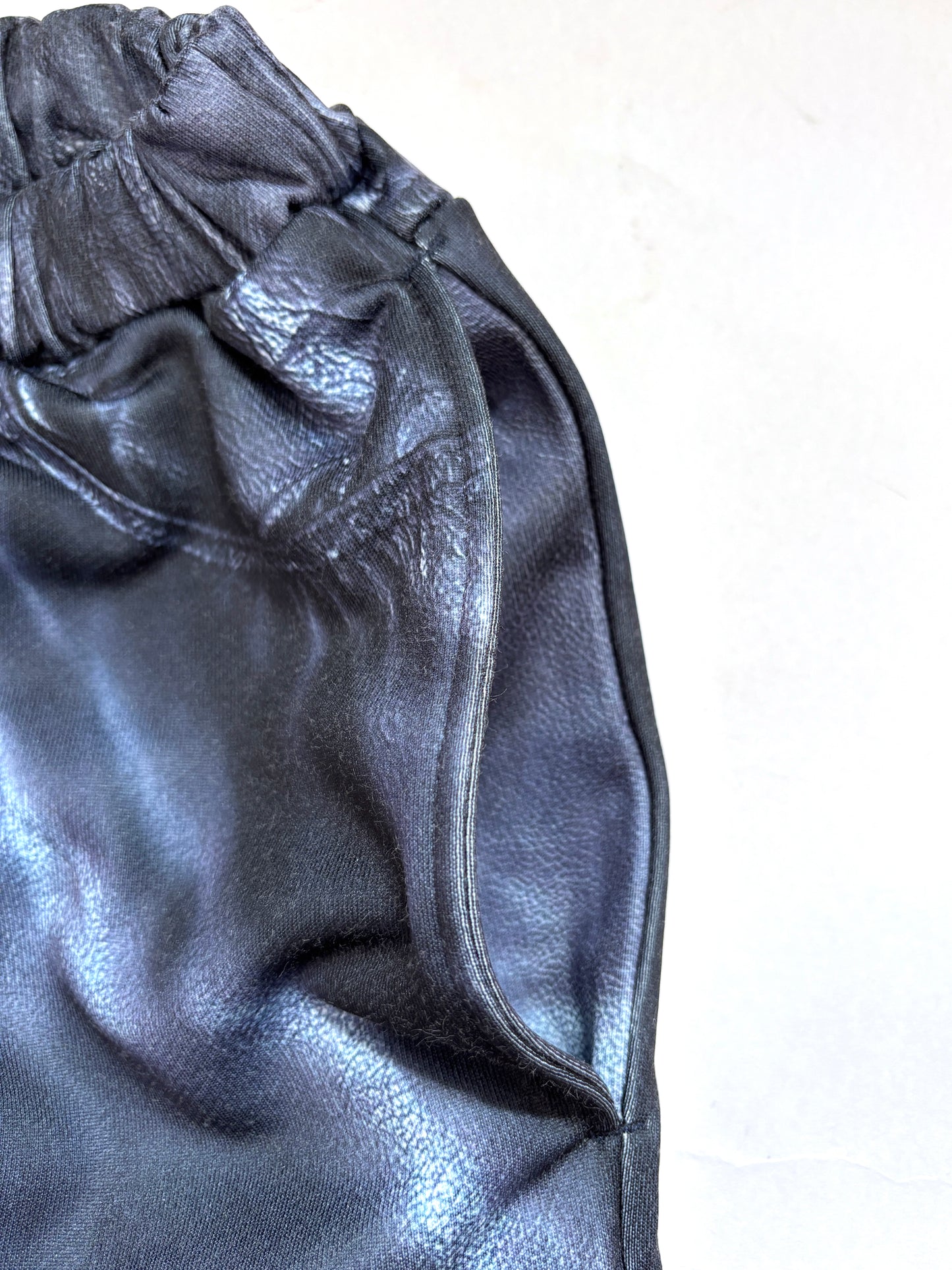 PRINT FLARE PANTS LEATHER 2627AW-PT-003