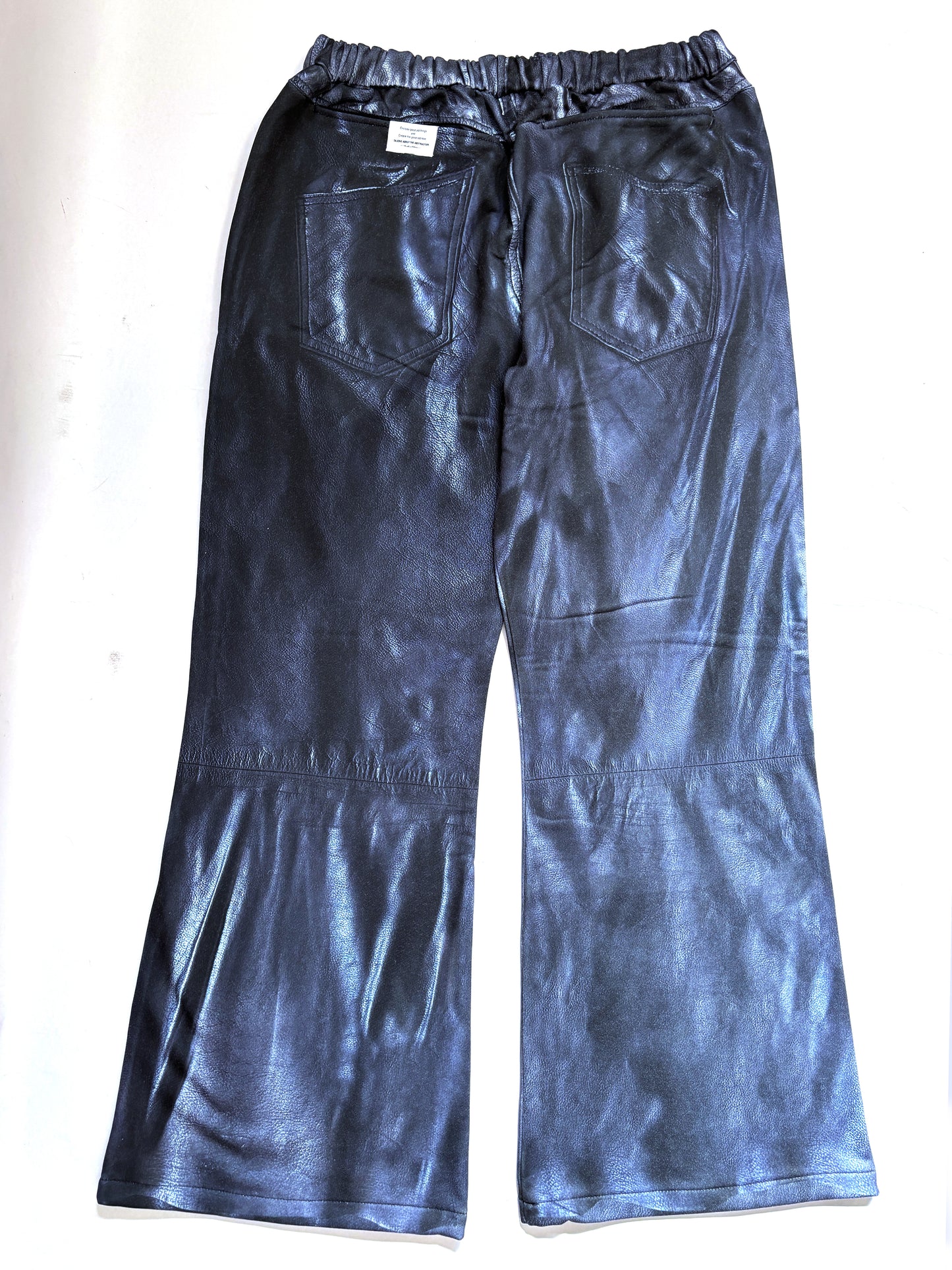 PRINT FLARE PANTS LEATHER 2627AW-PT-003