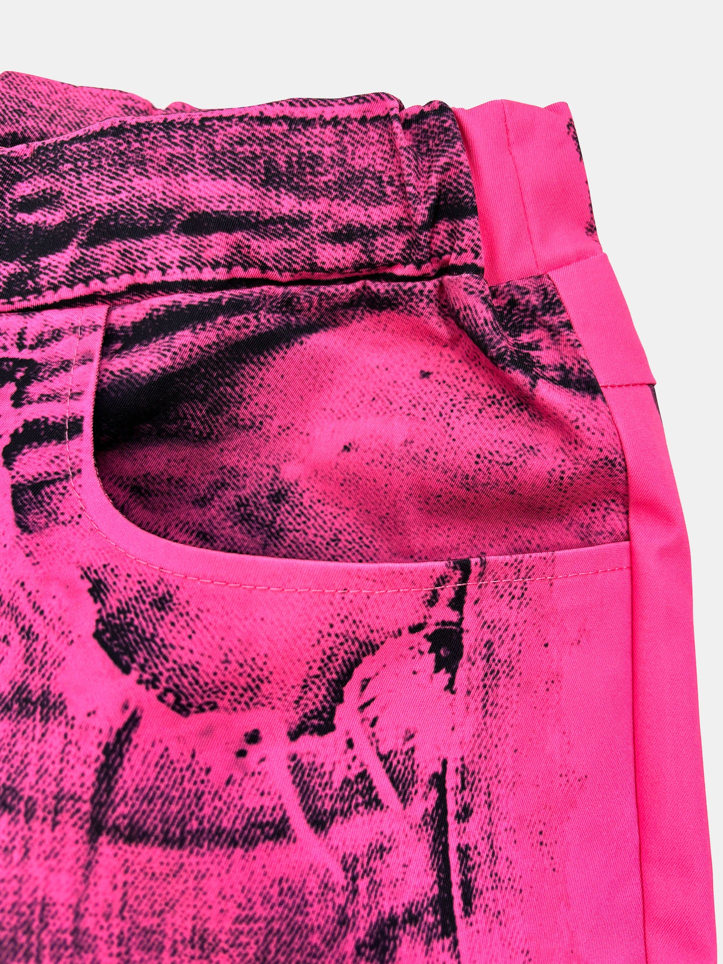 【NEW】POP ART TRANSFER STRAIGHT PANTS PINK 2627AW-PT-012