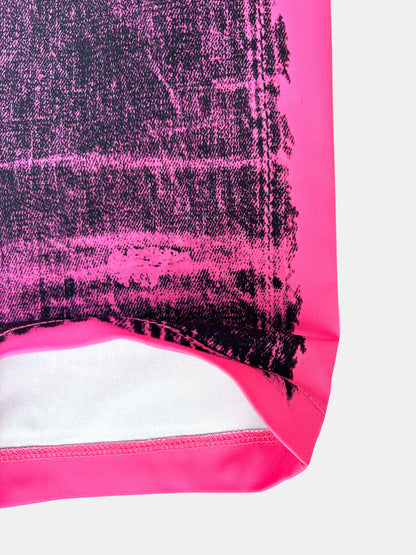 【NEW】POP ART TRANSFER STRAIGHT PANTS PINK 2627AW-PT-012