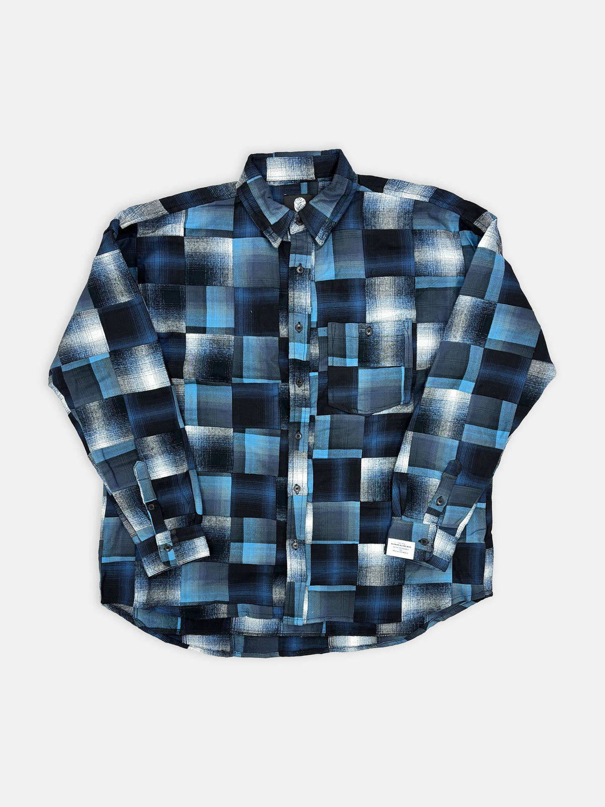 【NEW】PATCHWORK SHIRTS 2627AW-SH-001 BLUE