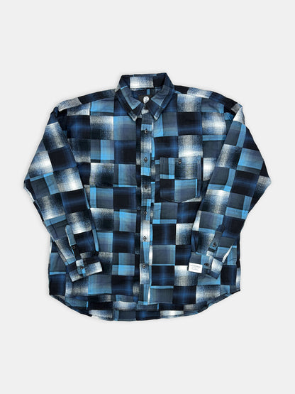 【NEW】PATCHWORK SHIRTS 2627AW-SH-001 BLUE