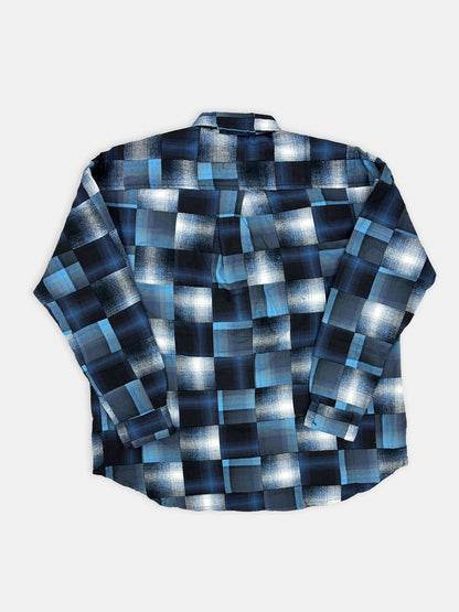 【NEW】PATCHWORK SHIRTS 2627AW-SH-001 BLUE