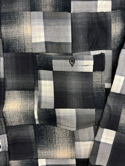 【NEW】PATCHWORK SHIRTS 2627AW-SH-001 BLACK