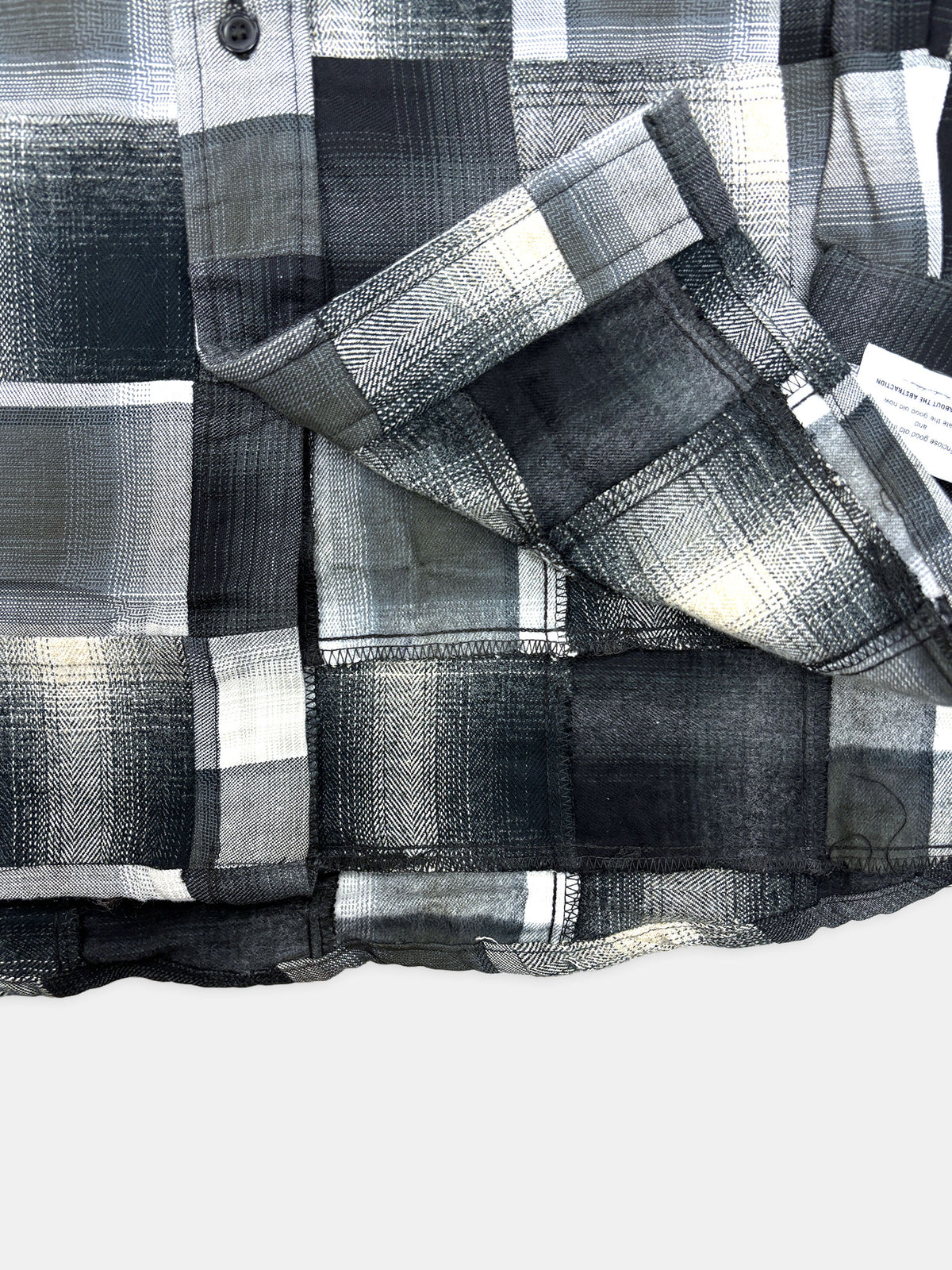 【NEW】PATCHWORK SHIRTS 2627AW-SH-001 BLACK