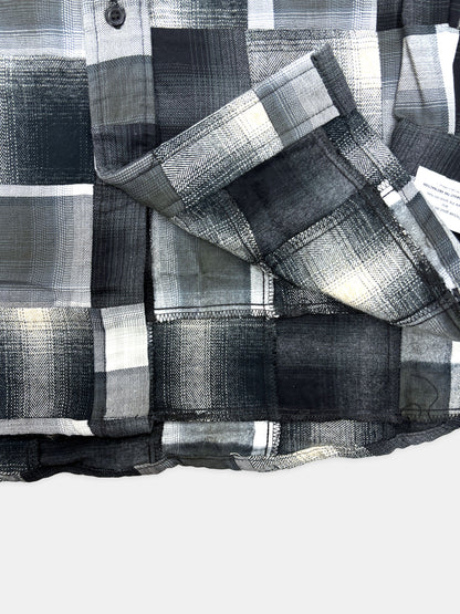【NEW】PATCHWORK SHIRTS 2627AW-SH-001 BLACK