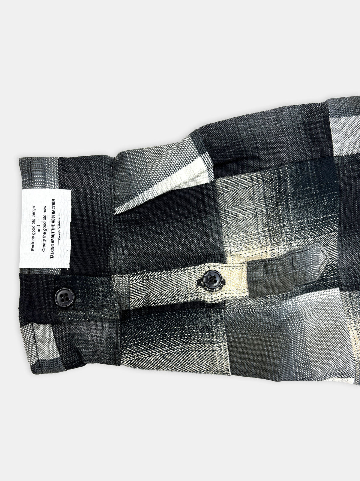 【NEW】PATCHWORK SHIRTS 2627AW-SH-001 BLACK