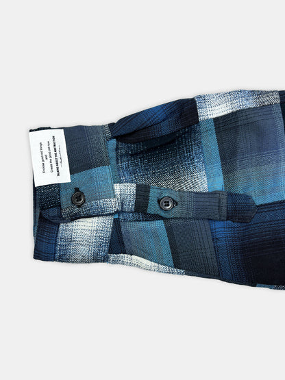 【NEW】PATCHWORK SHIRTS 2627AW-SH-001 BLUE