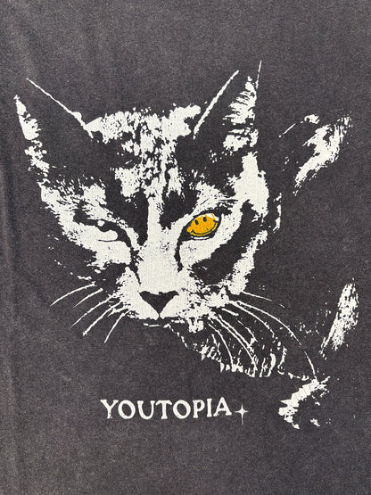 【NEW】CAT TEE BLACK 2627AW-T-004