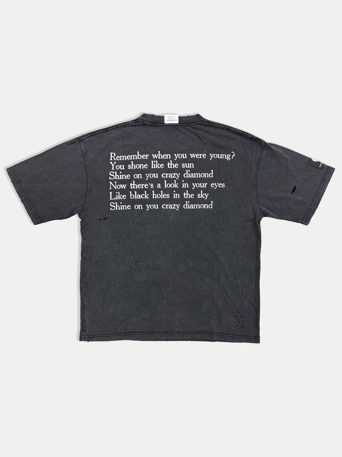 【NEW】NEWS PAPER TEE BLACK 2627AW-T-006
