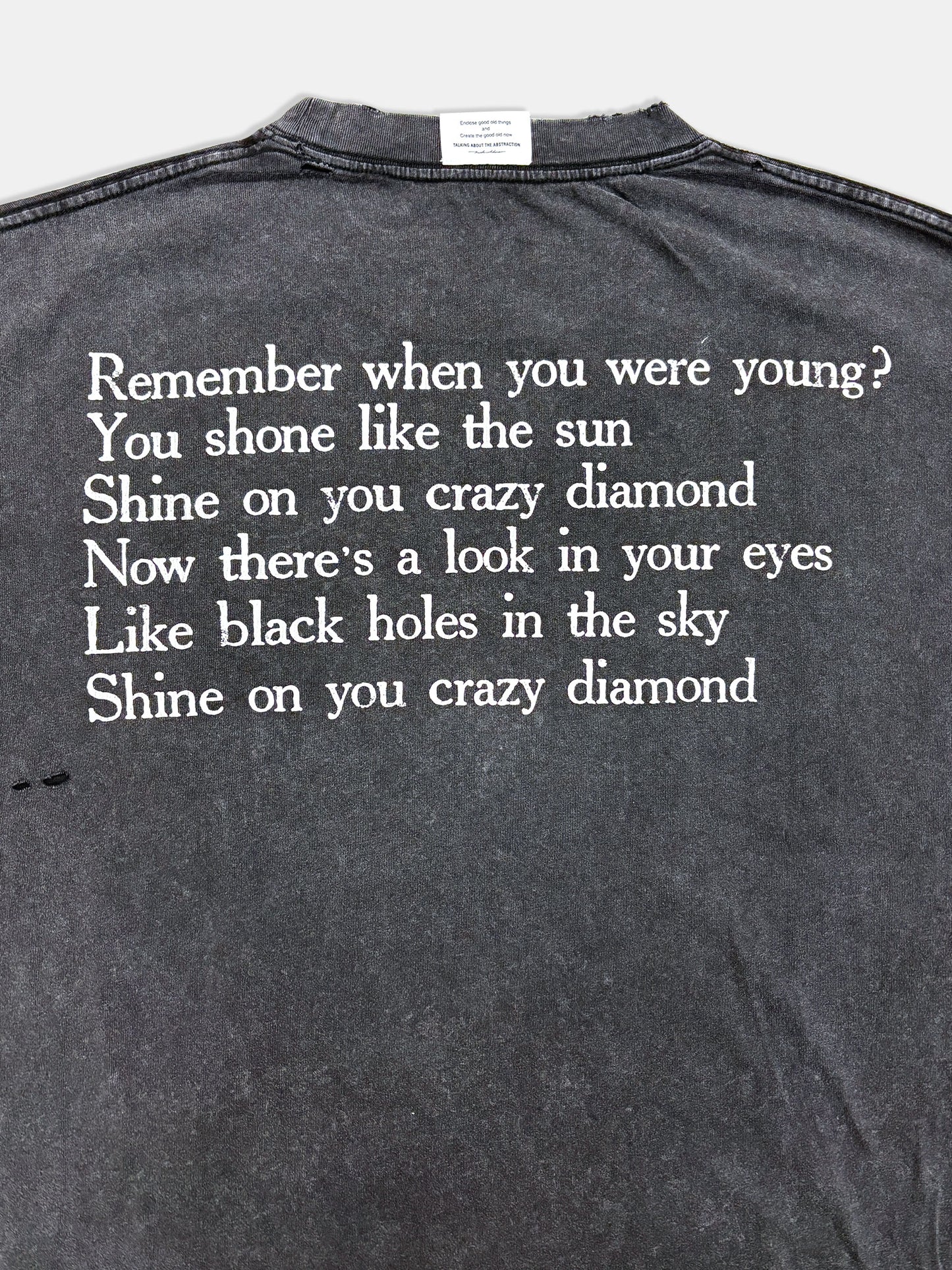 【NEW】NEWS PAPER TEE BLACK 2627AW-T-006