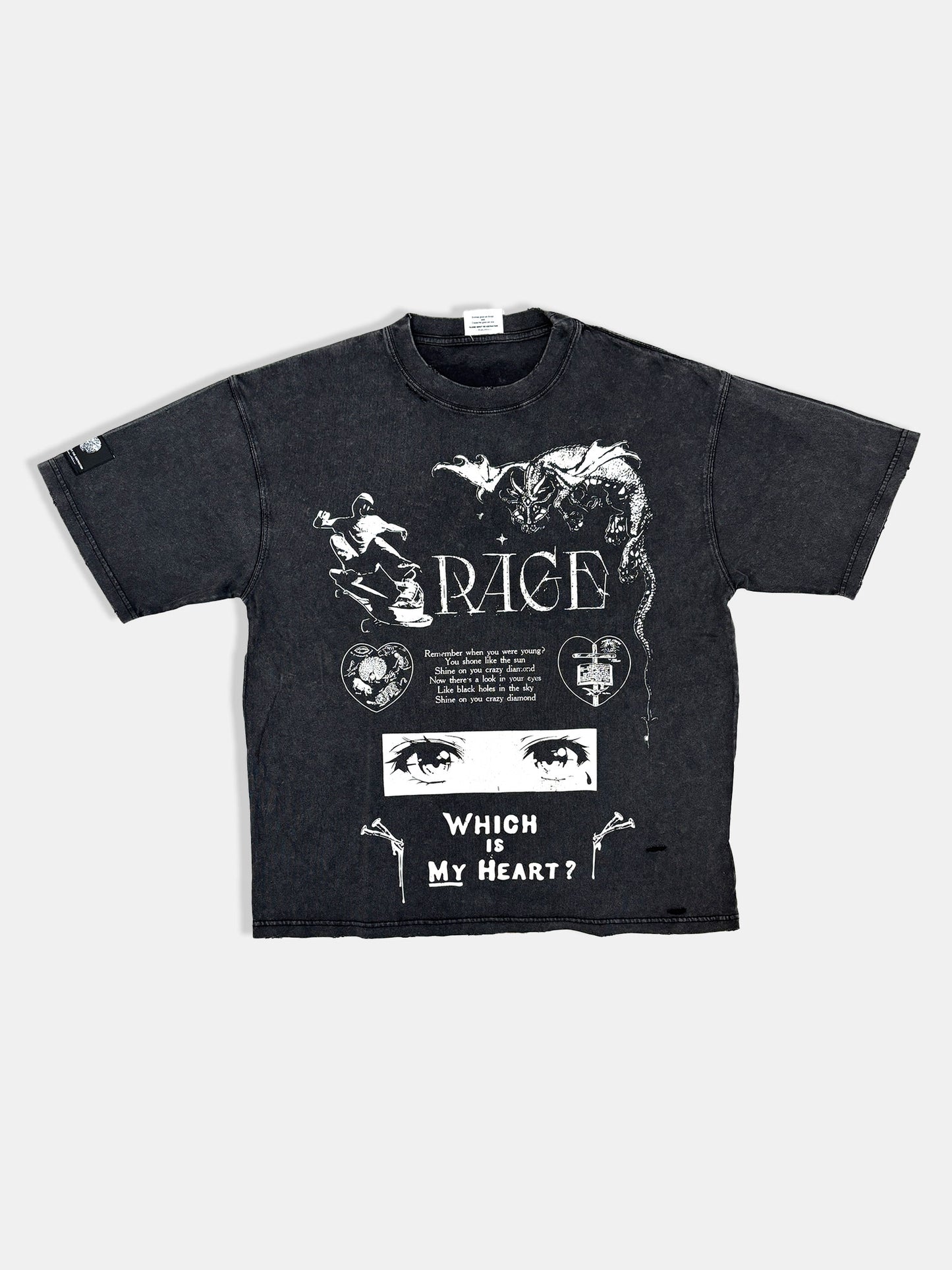【NEW】RAGE TEE BLACK 2627AW-T-007